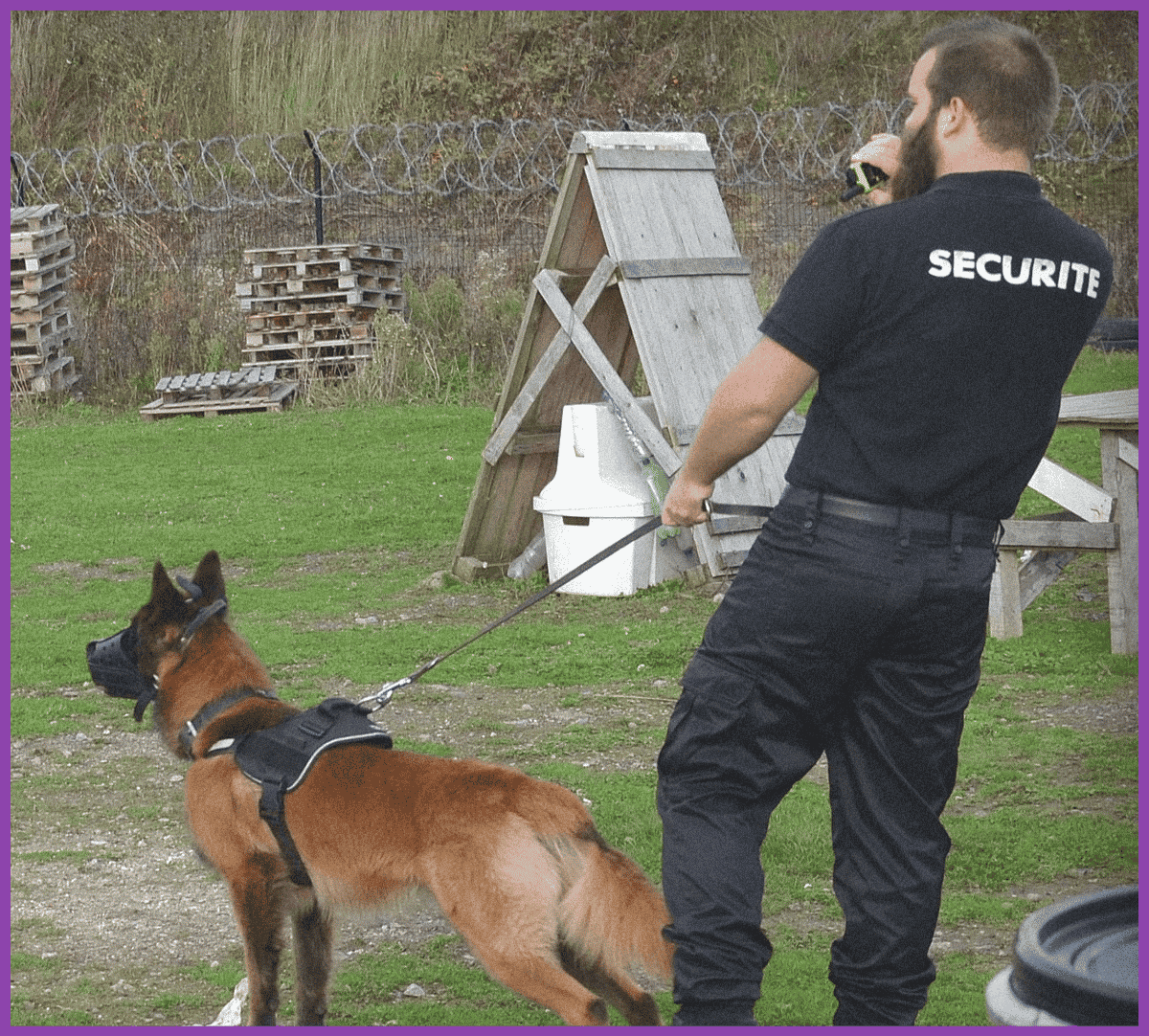 entrainer chien sécurité